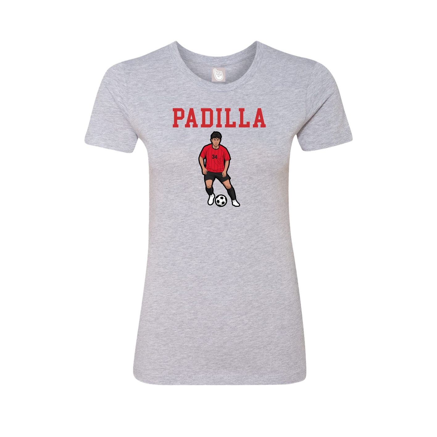 Fitted Women's Tee — Shirsey in Grey