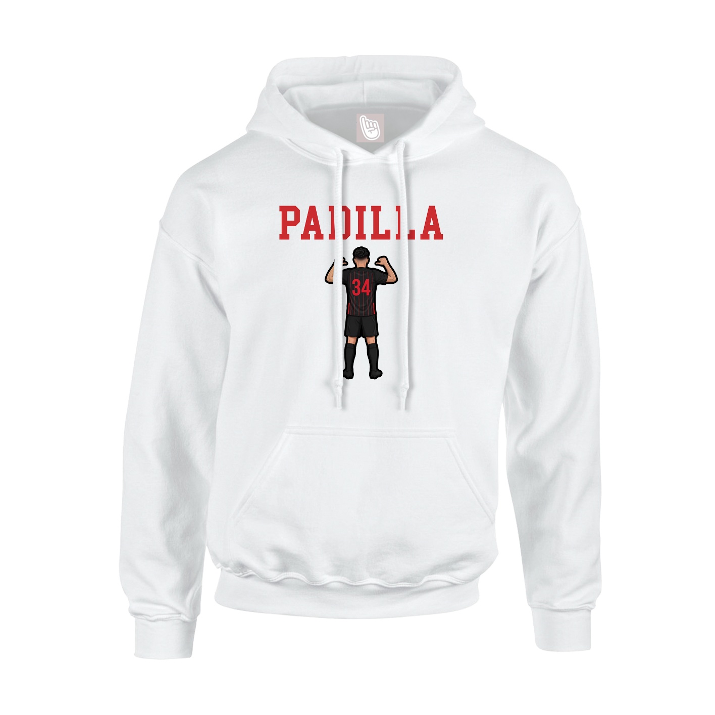 Hoodie — Shirsey in White