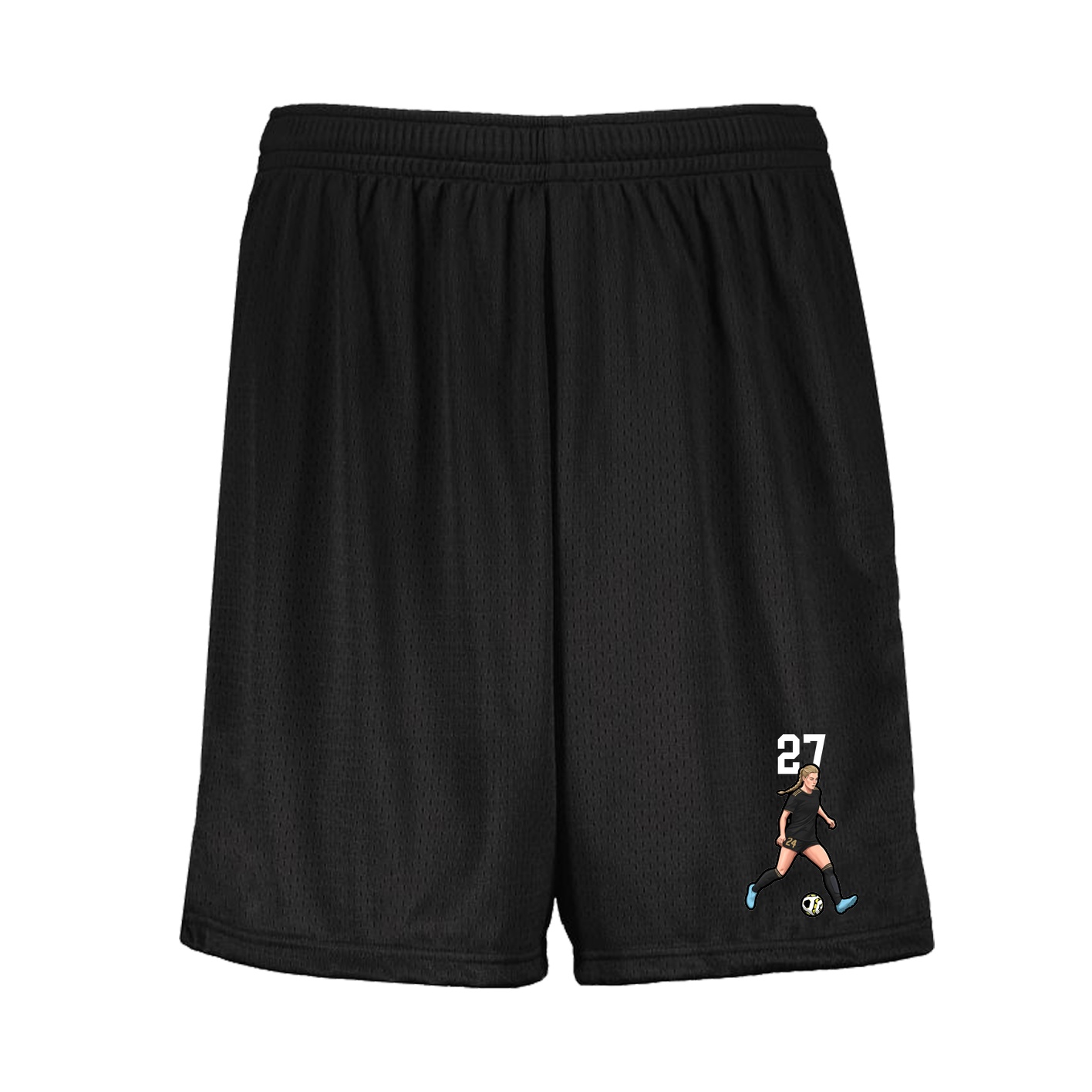 Shorts — Number Top in Black