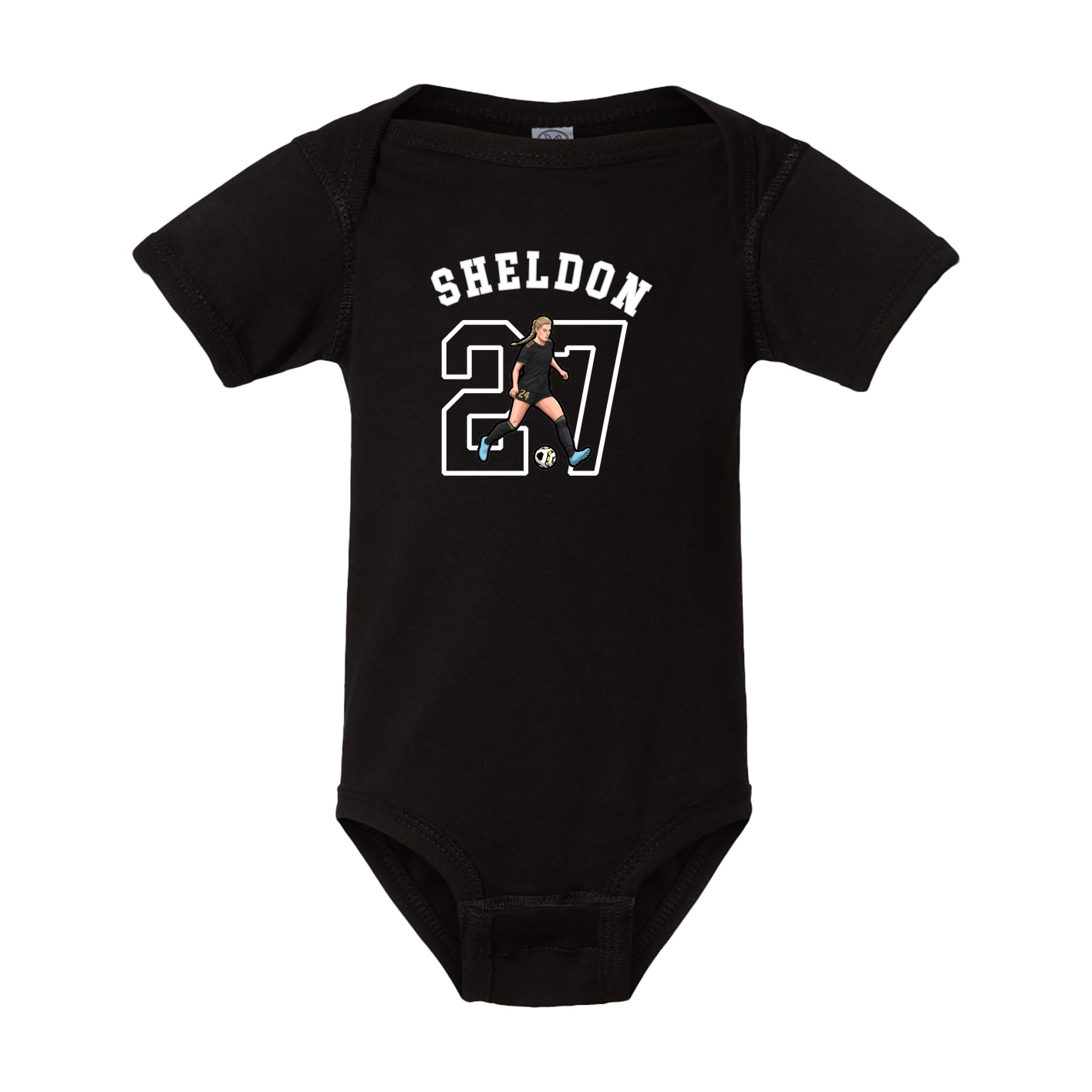 Baby Onesie — Shirsey Arch in Black