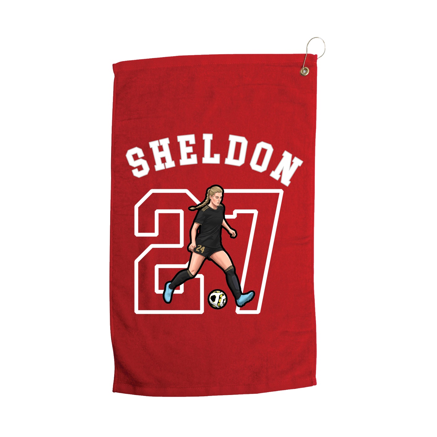 Golf Towel — Shirsey Arch in Red