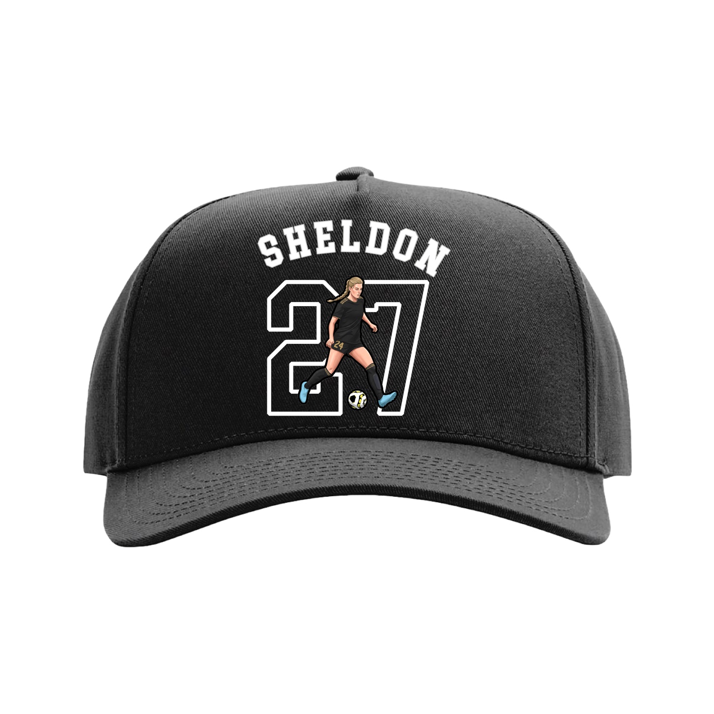 Full Fabric Five-Panel Champ Cap