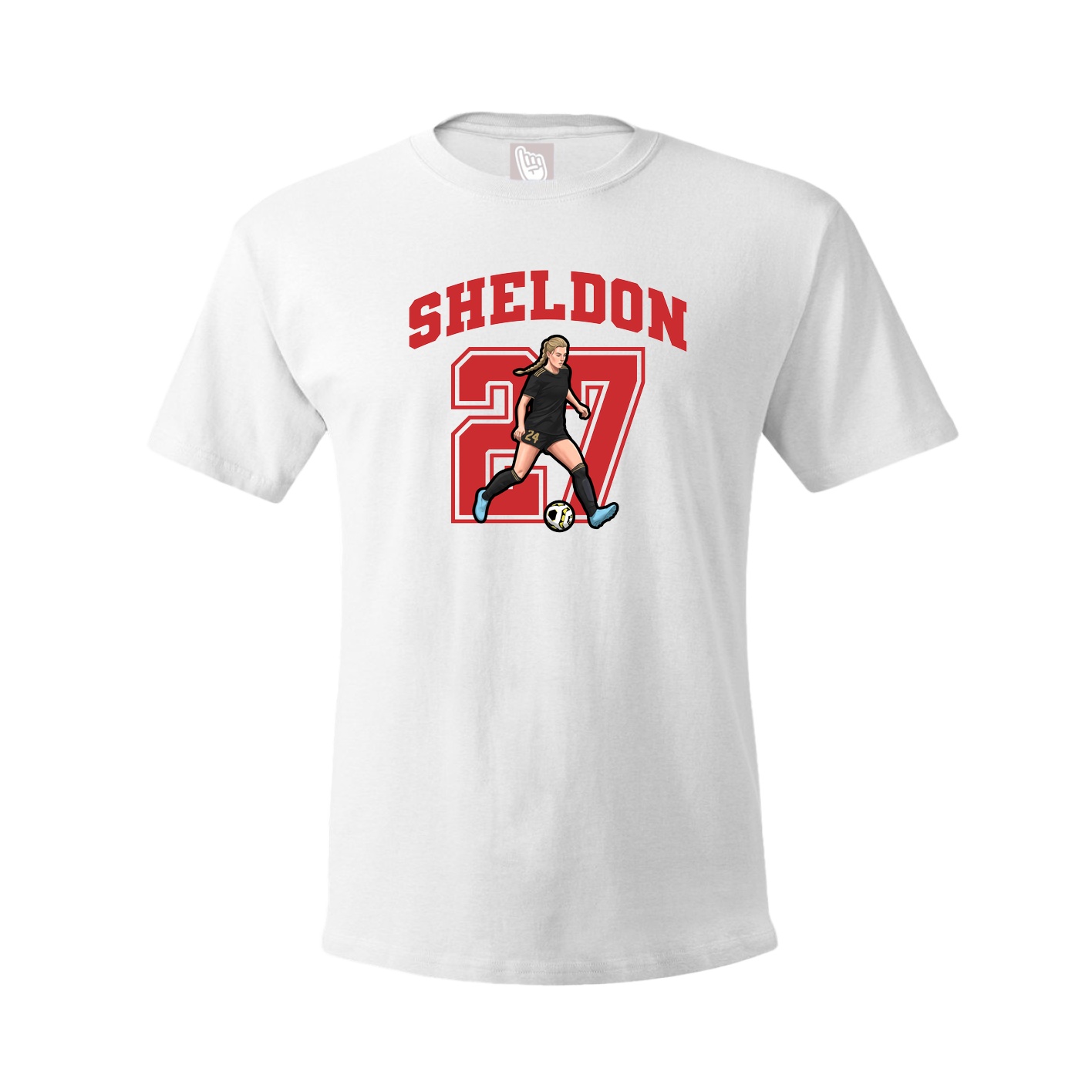Tee — Number in White