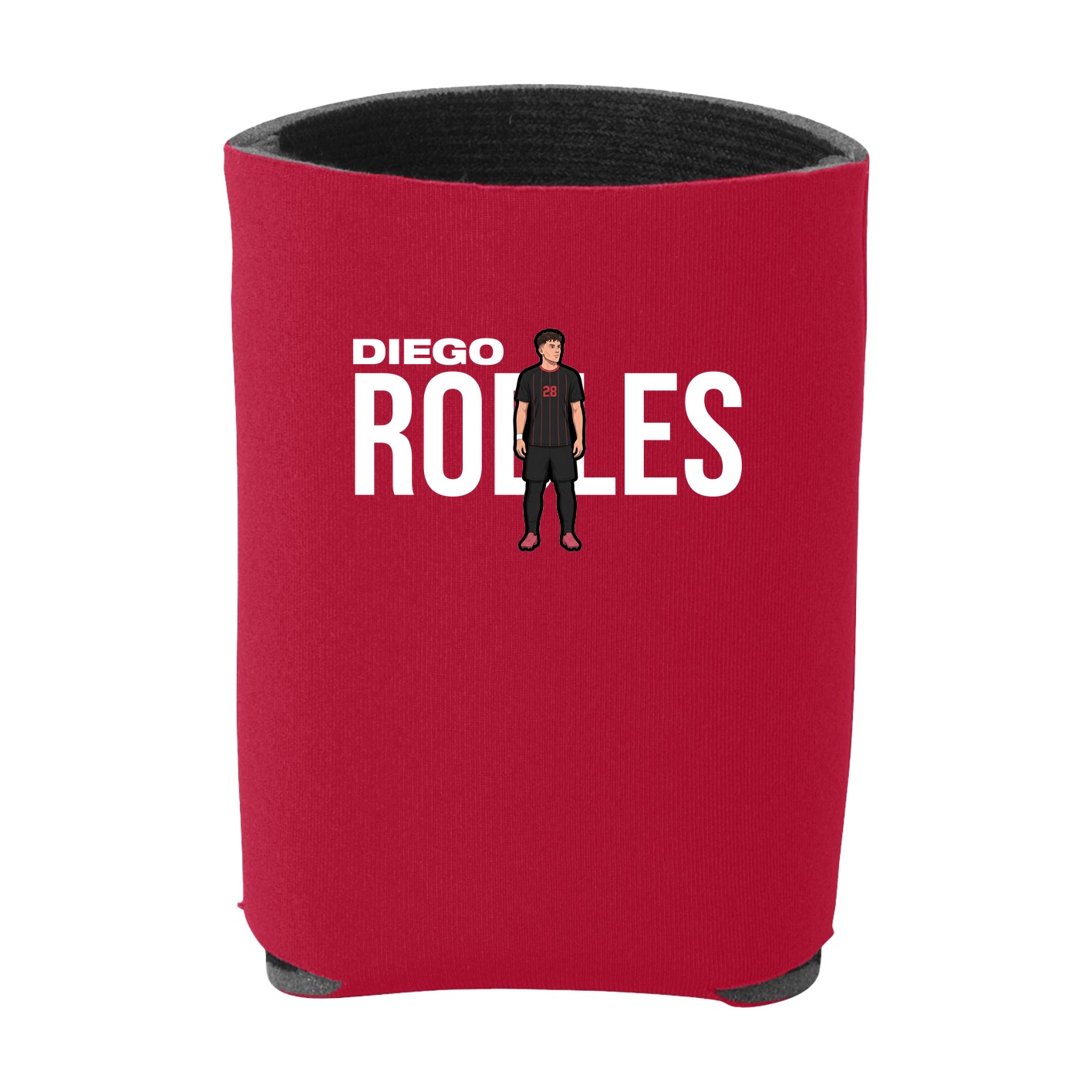 Can Holder — Player Name in Red