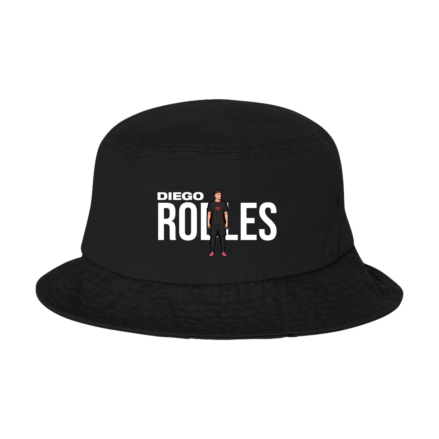 Bucket Cap — Player Name in Black