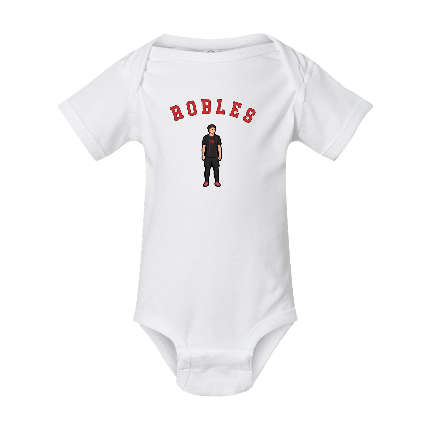 Baby Onesie — Shirsey Arch in White