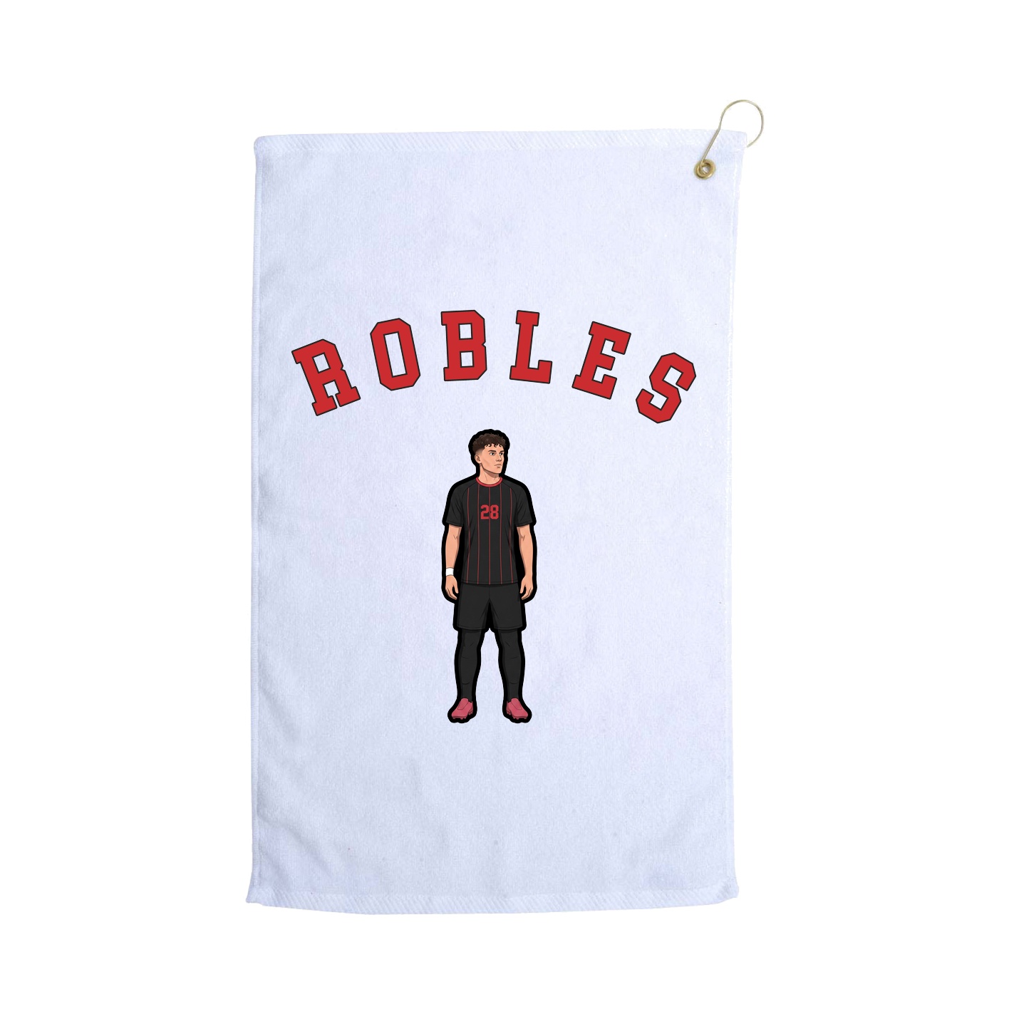 Golf Towel — Shirsey Arch in White