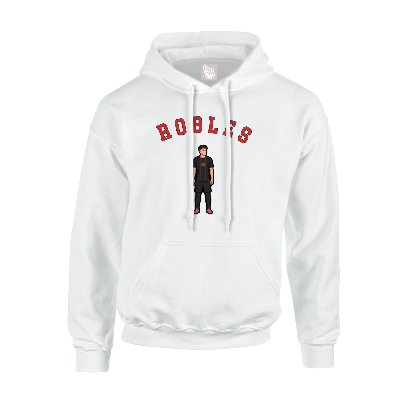 Hoodie — Shirsey Arch in White