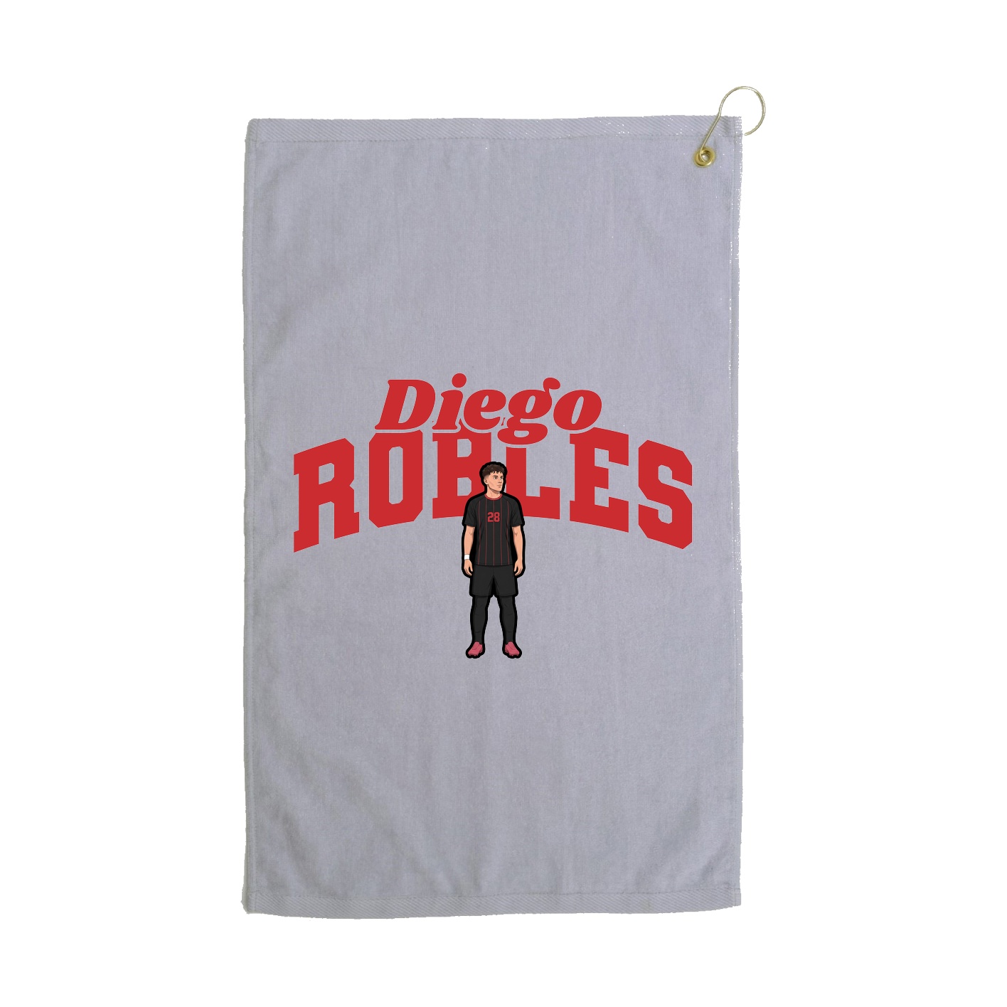 Golf Towel — Signature Arch in Grey