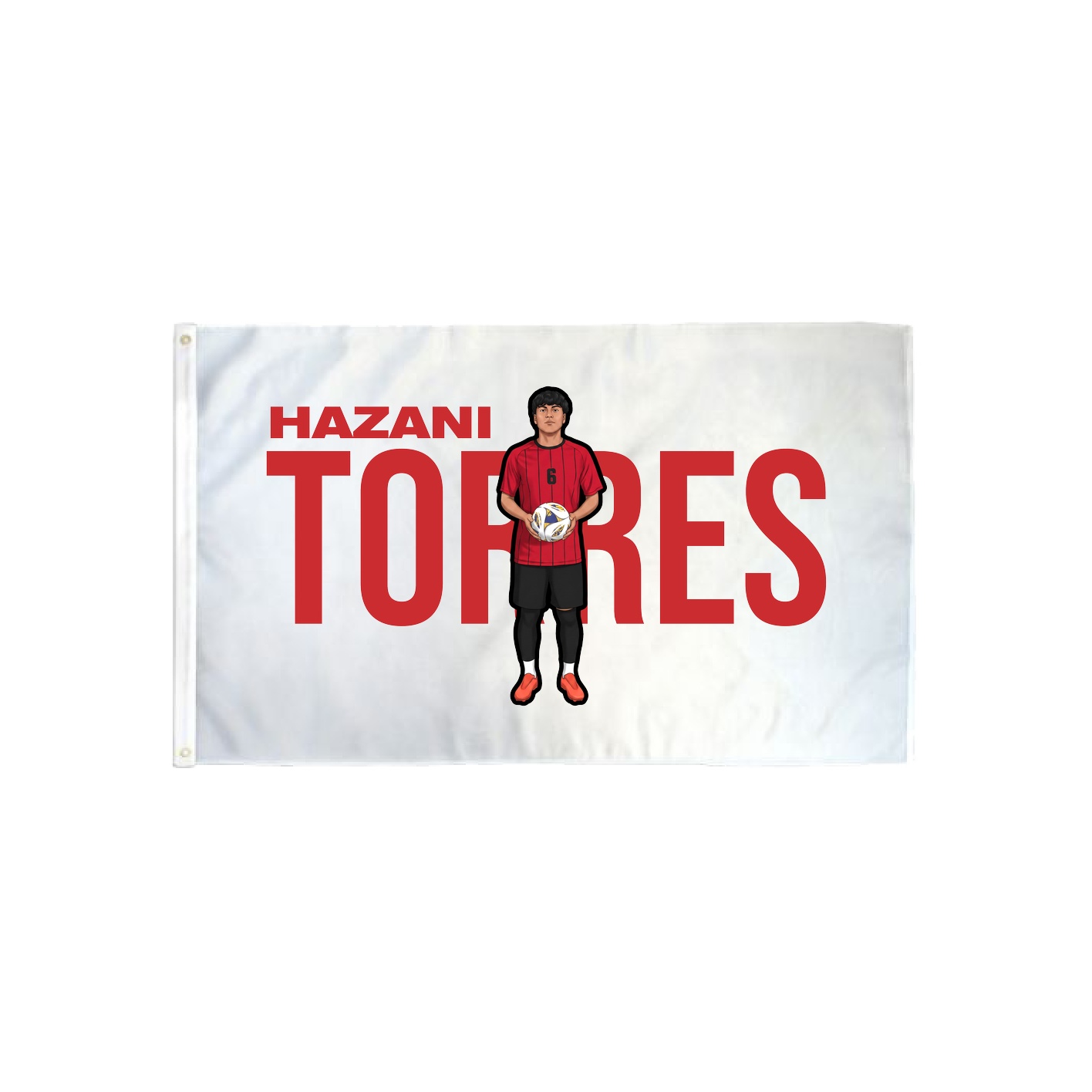 3x5 Flag — Player Name in Classic