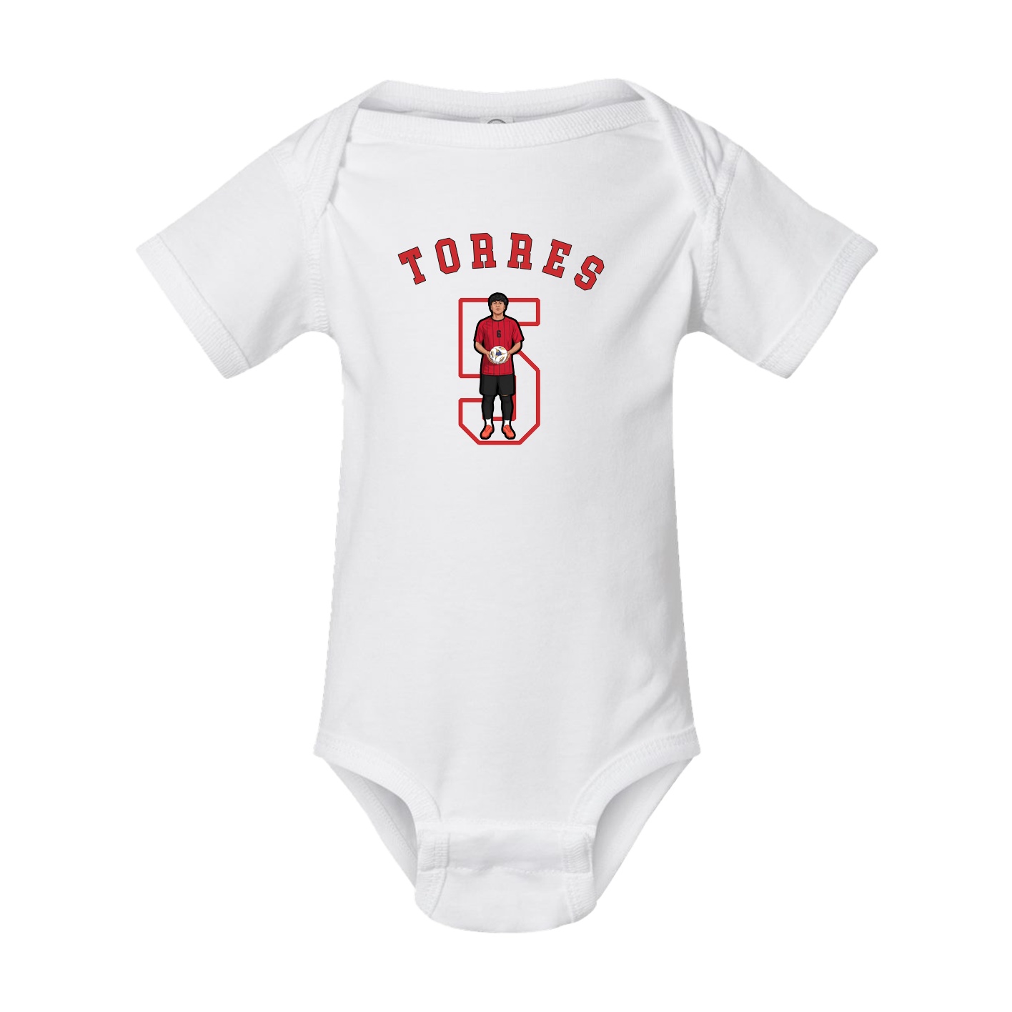 Baby Onesie — Shirsey Arch in White
