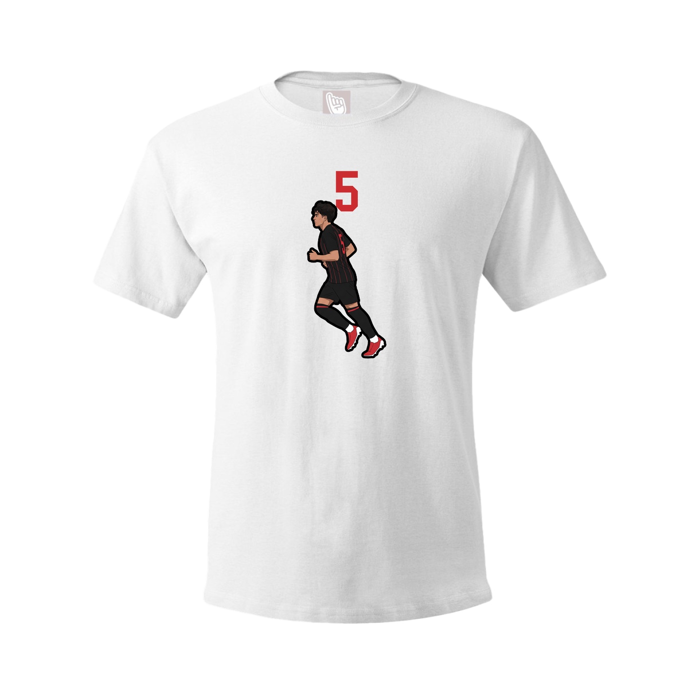 Tee — Number Top in White