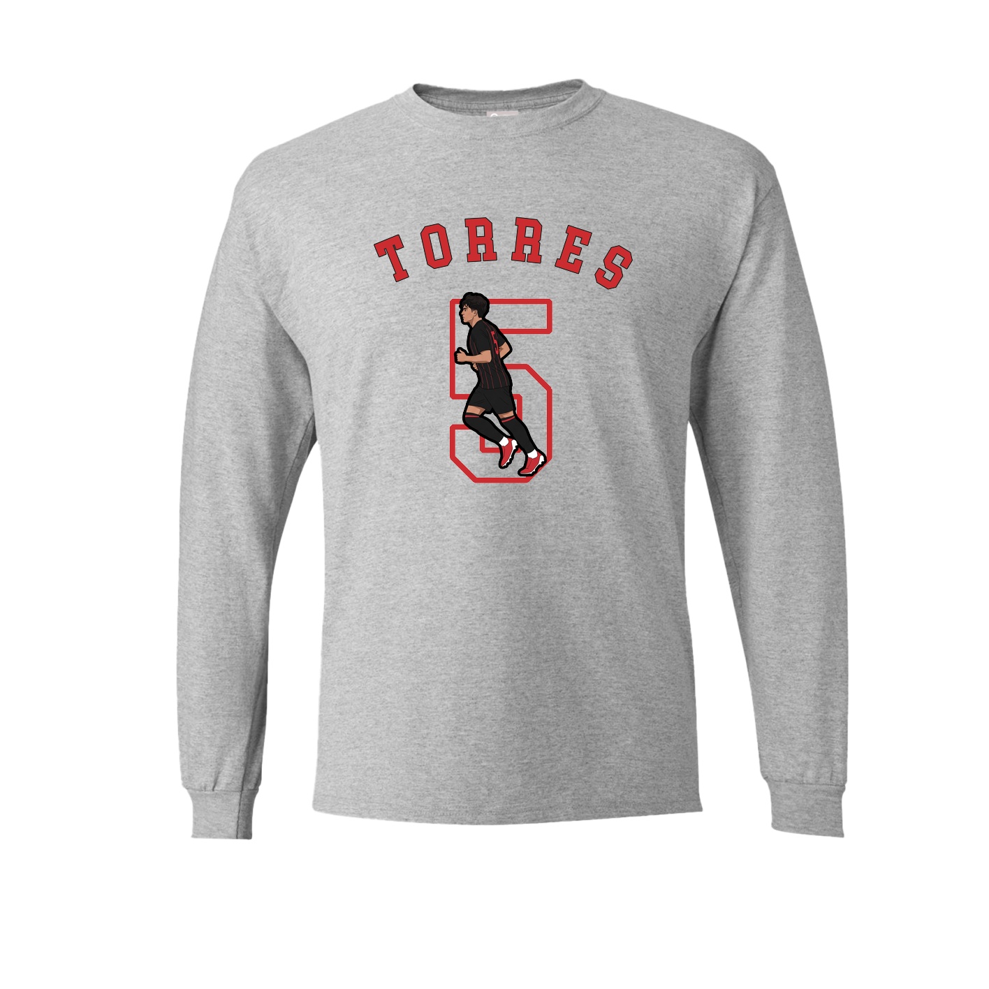 Long Sleeve Tee — Shirsey Arch in Grey