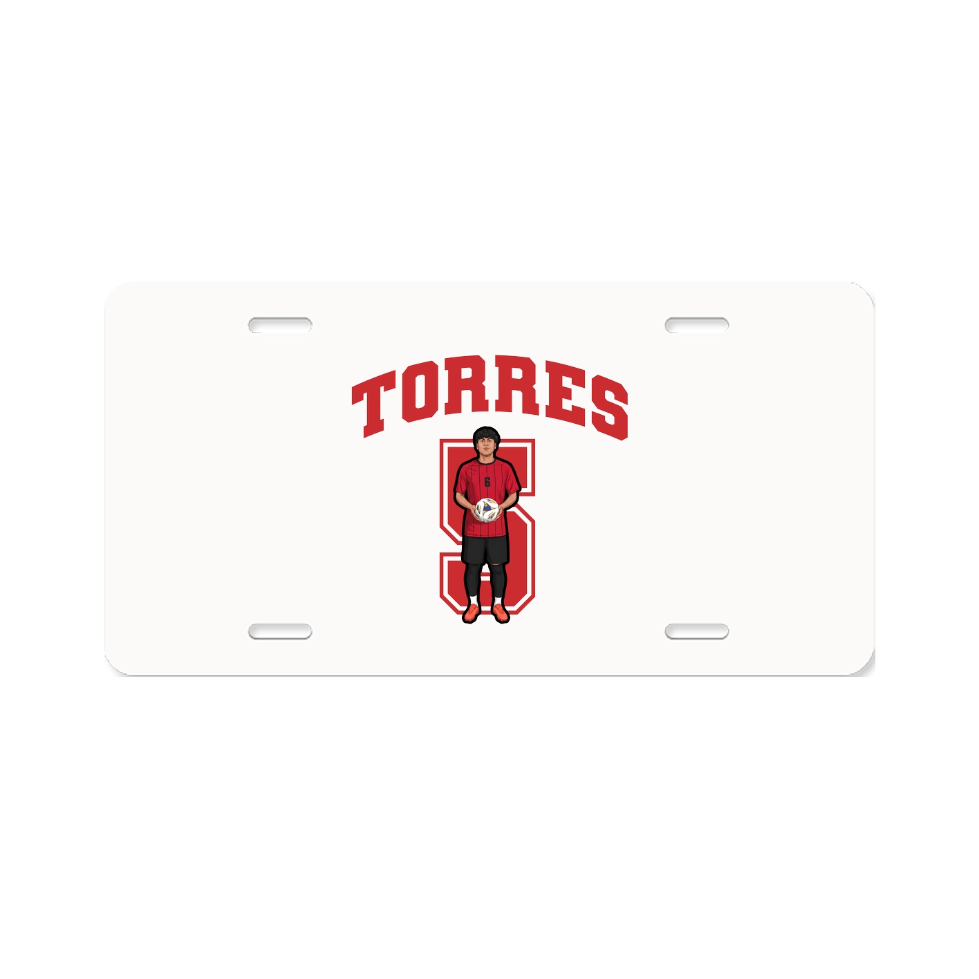 License Plate — Number in Classic