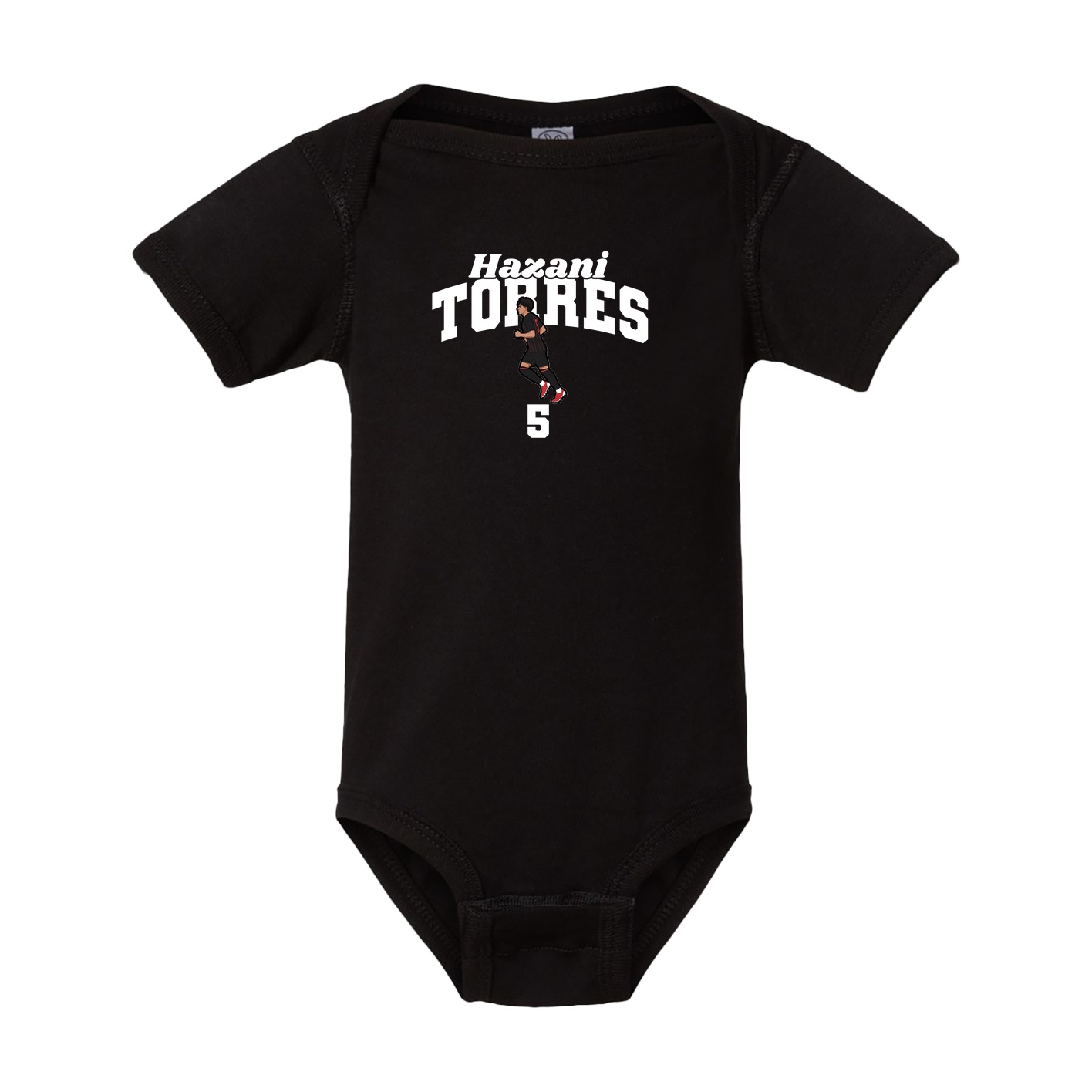 Baby Onesie — Signature Arch in Black