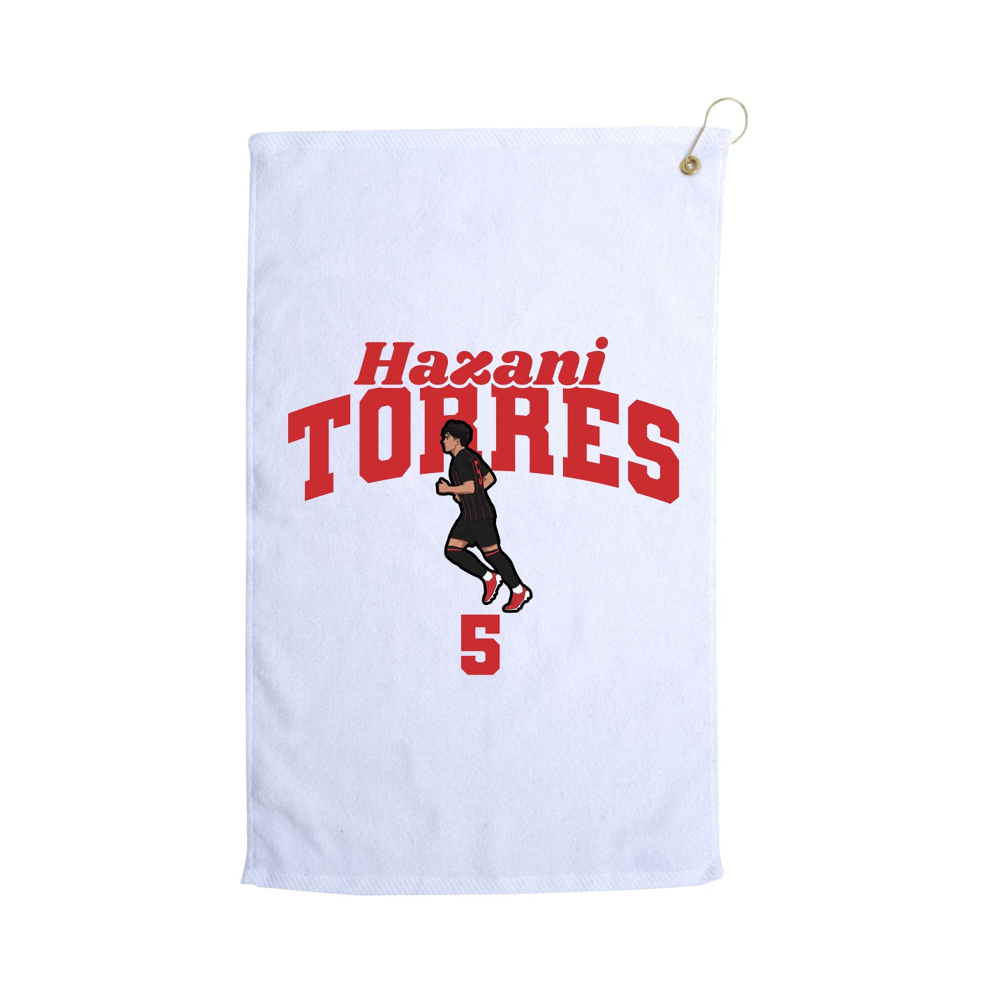 Golf Towel — Signature Arch in White