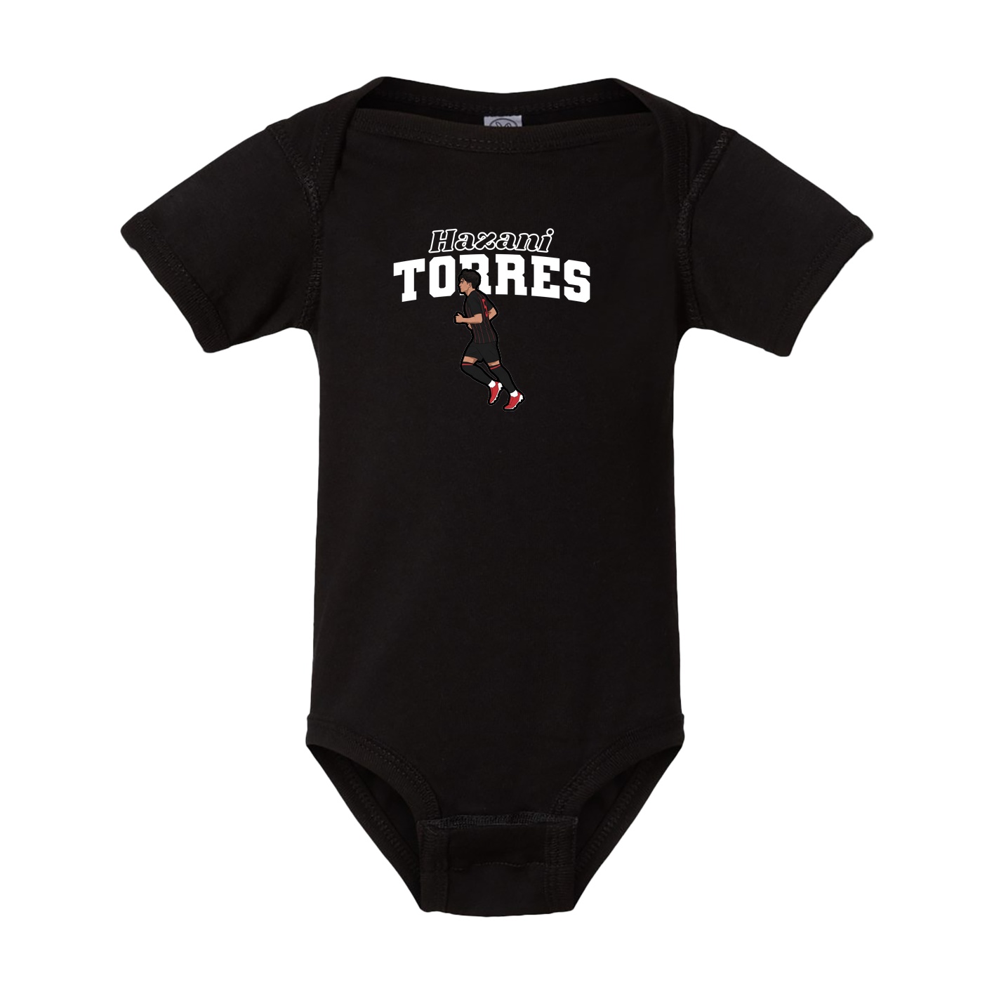 Baby Onesie — Name Arch in Black