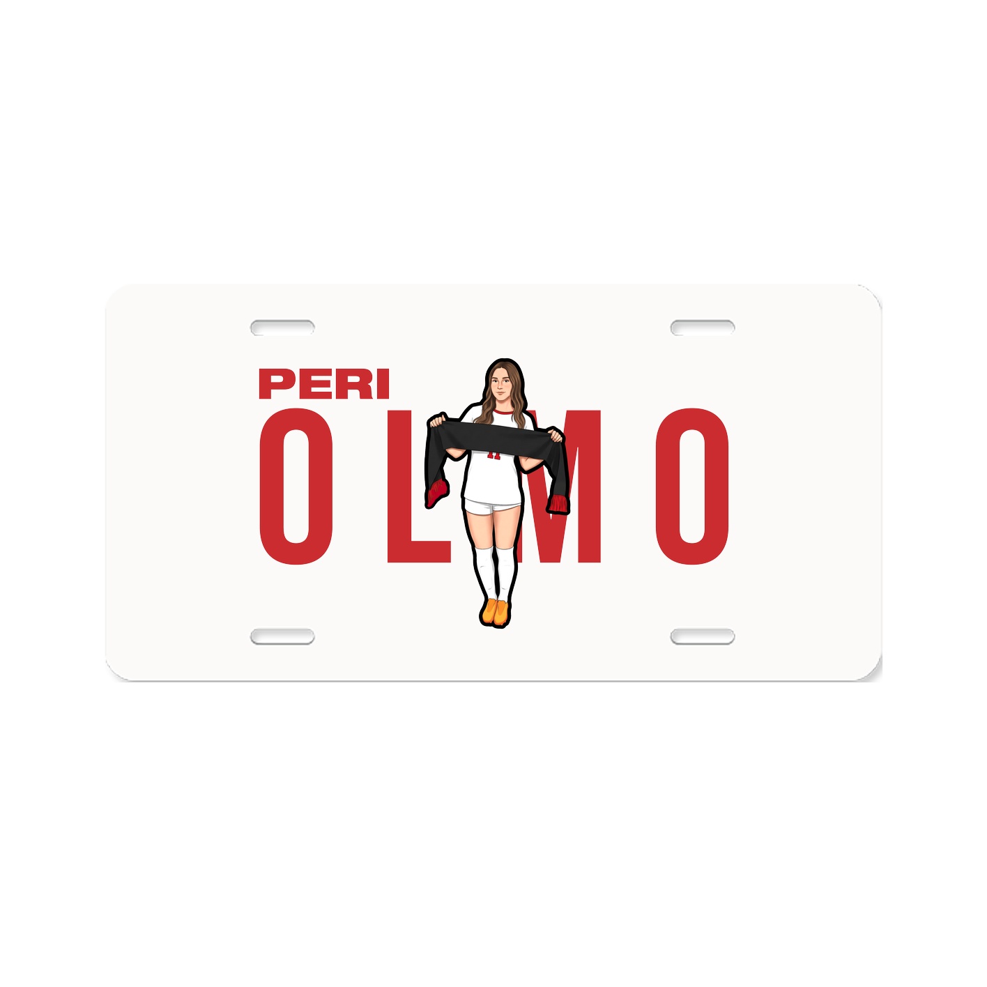 License Plate — Player Name in Classic
