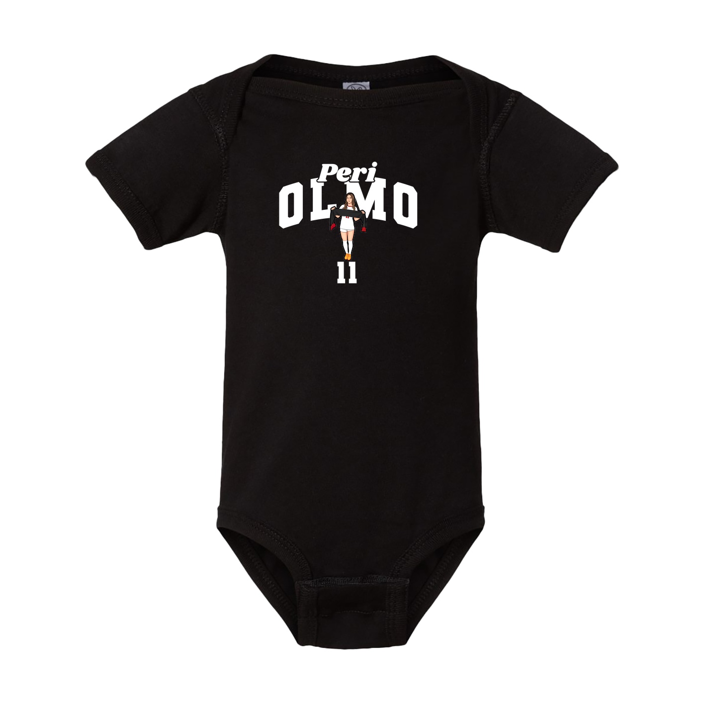 Baby Onesie — Signature Arch in Black