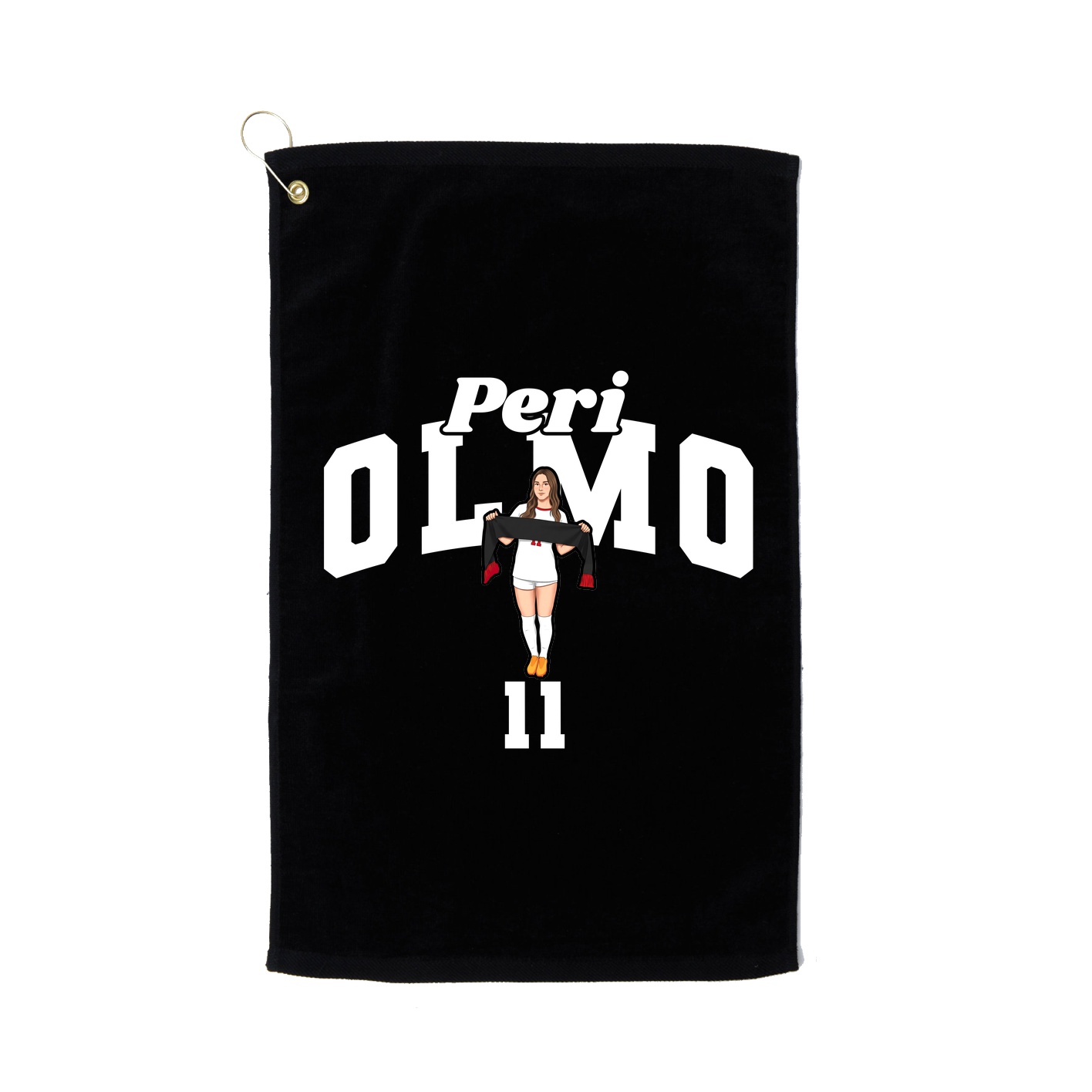 Golf Towel — Signature Arch in Black