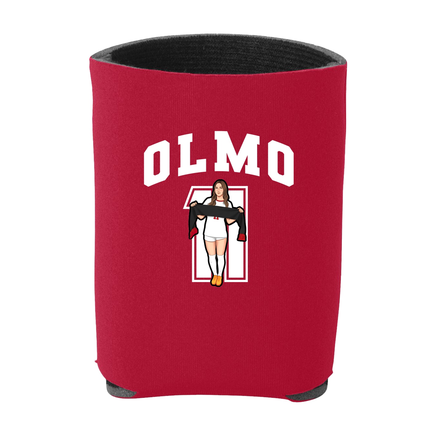 Can Holder — Number in Red