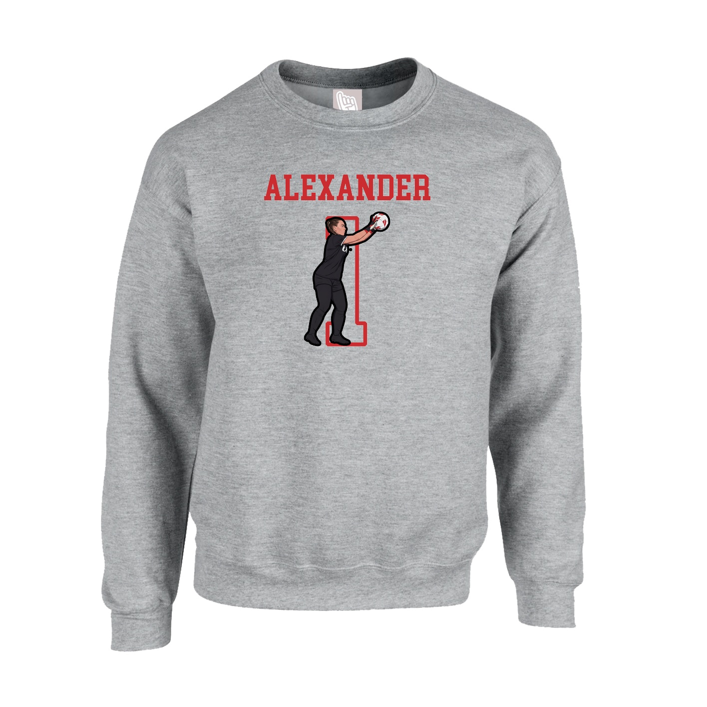Fleece Crew — Shirsey in Grey