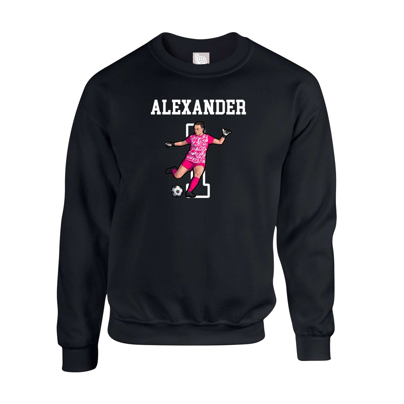 Fleece Crew — Shirsey in Black