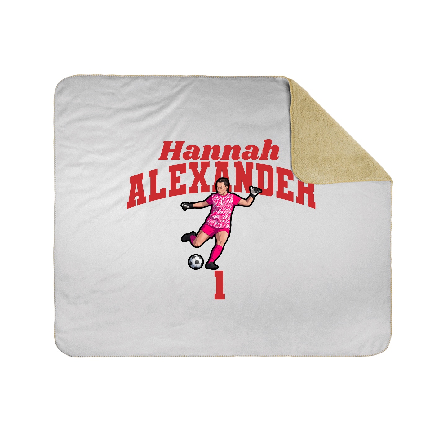 Throw Blanket — Signature Arch in White