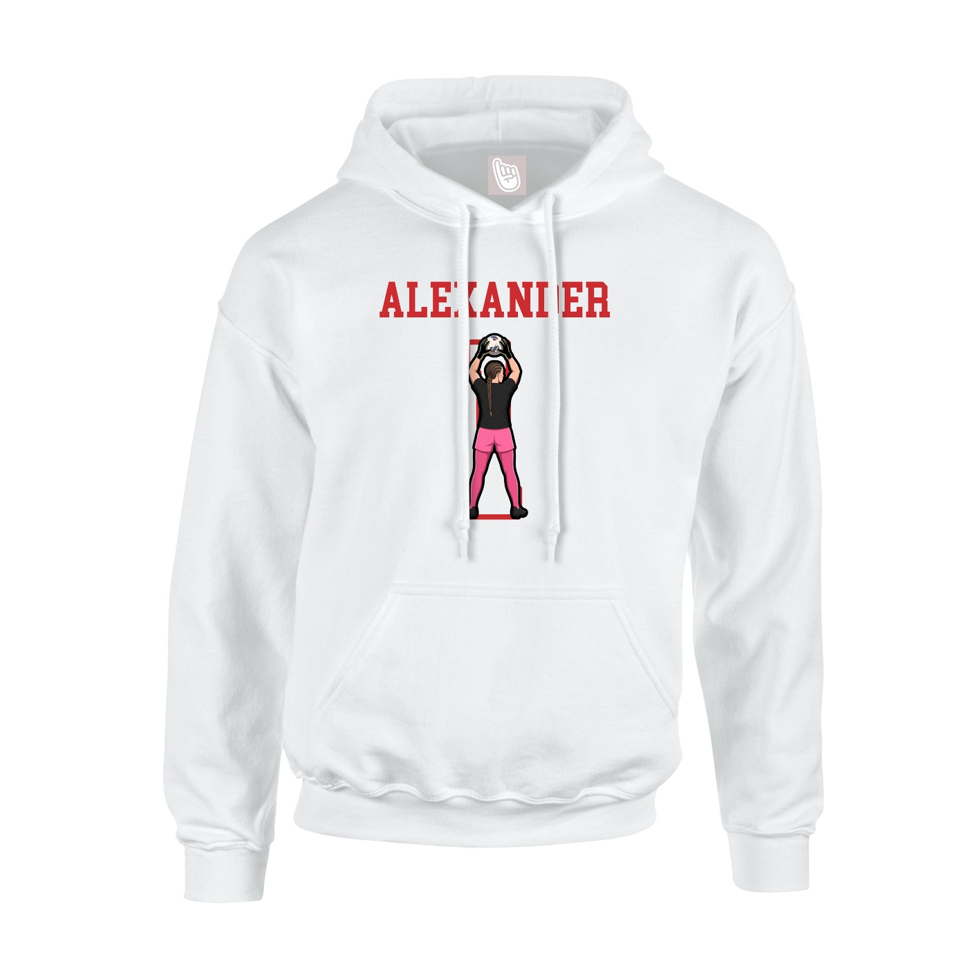 Youth Hoodie — Shirsey in White