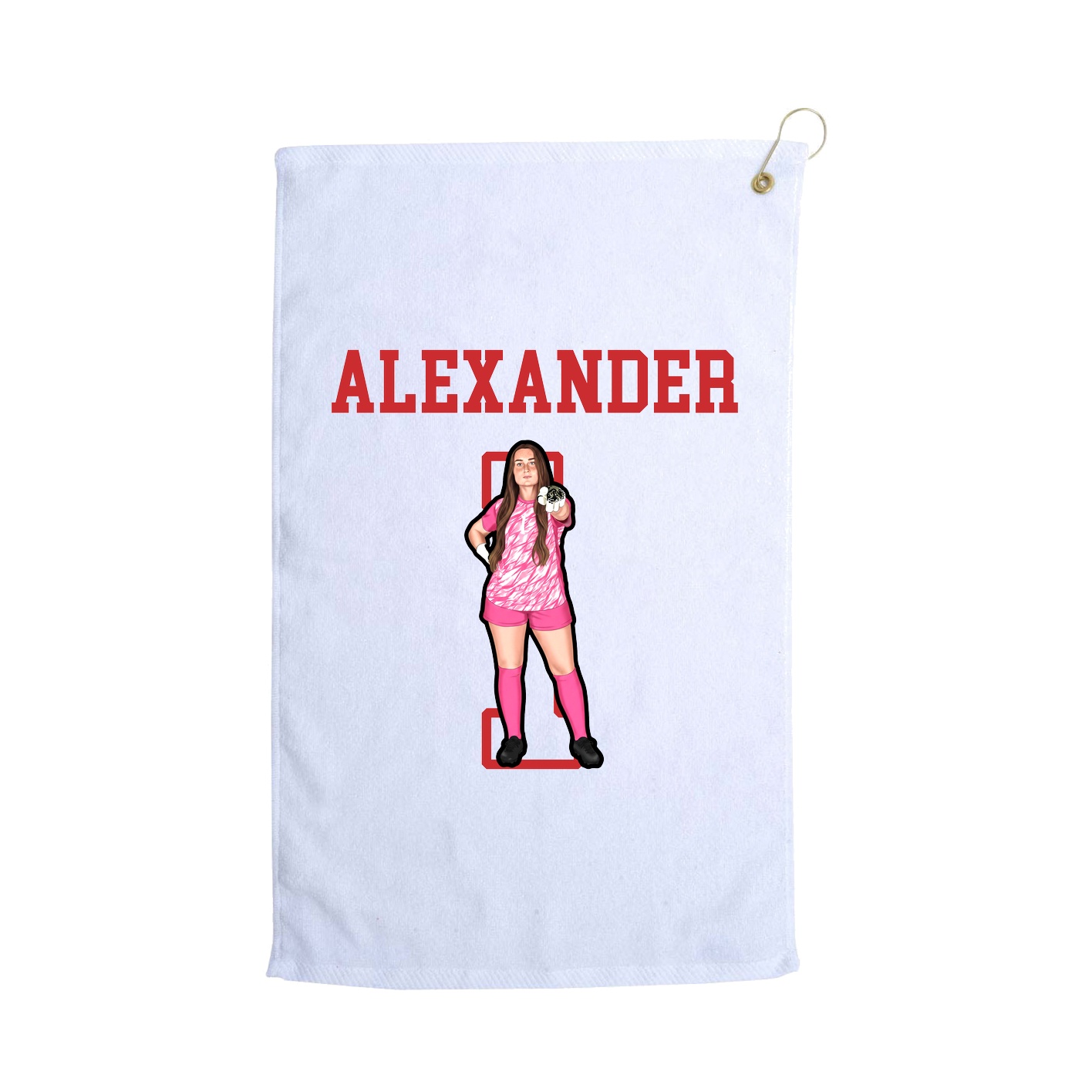 Golf Towel — Shirsey in White
