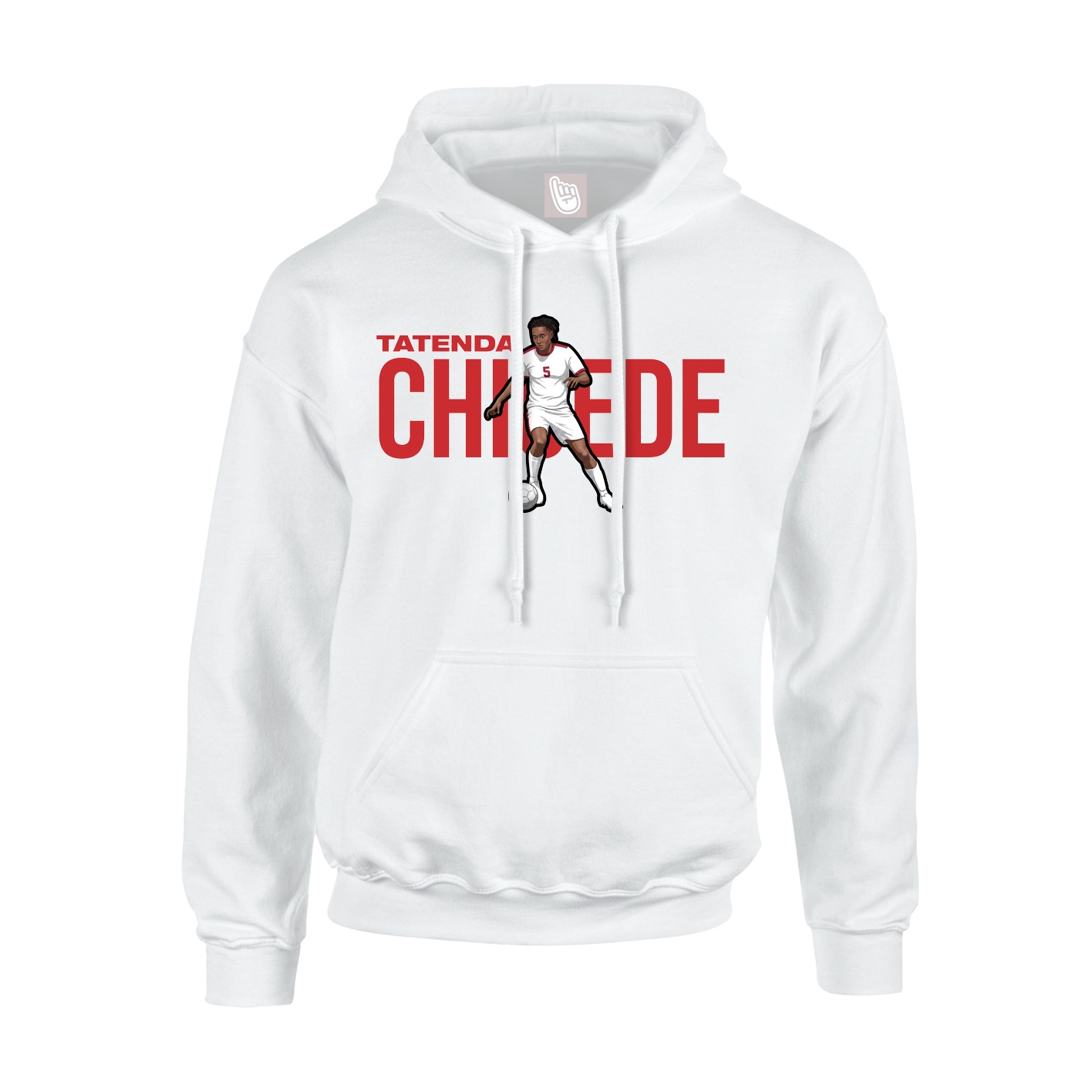 Youth Hoodie — Player Name in White