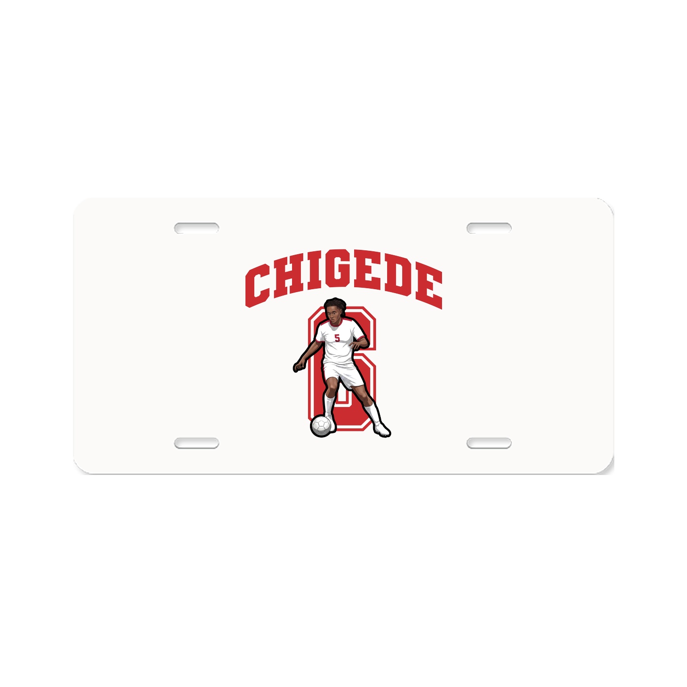 License Plate — Number in Classic