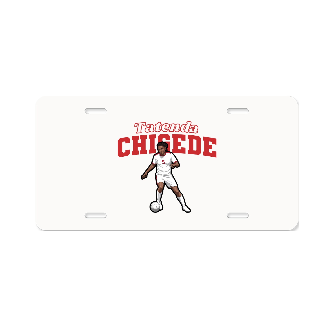 License Plate — Name Arch in Classic