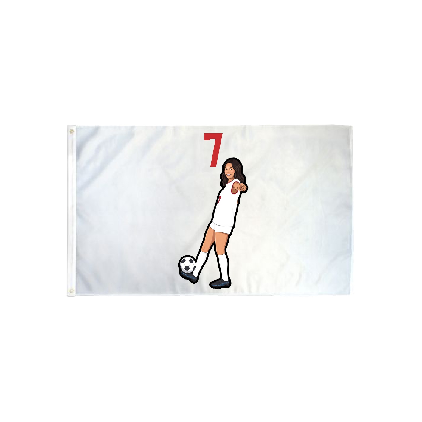 3x5 Flag — Number Top in Classic