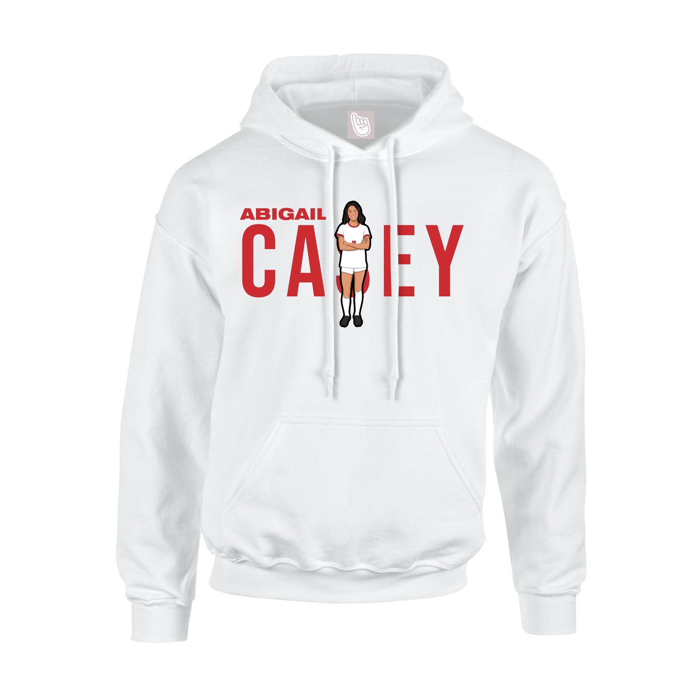 Hoodie — Player Name in White