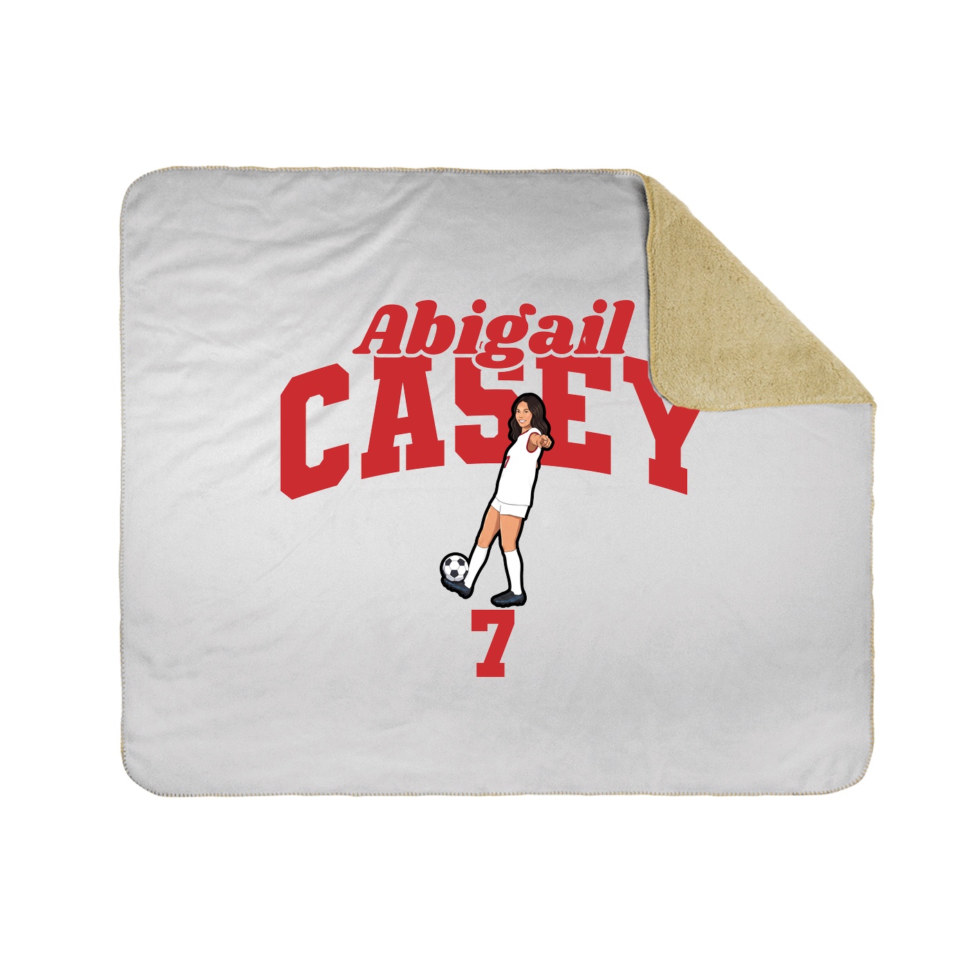 Throw Blanket — Signature Arch in White