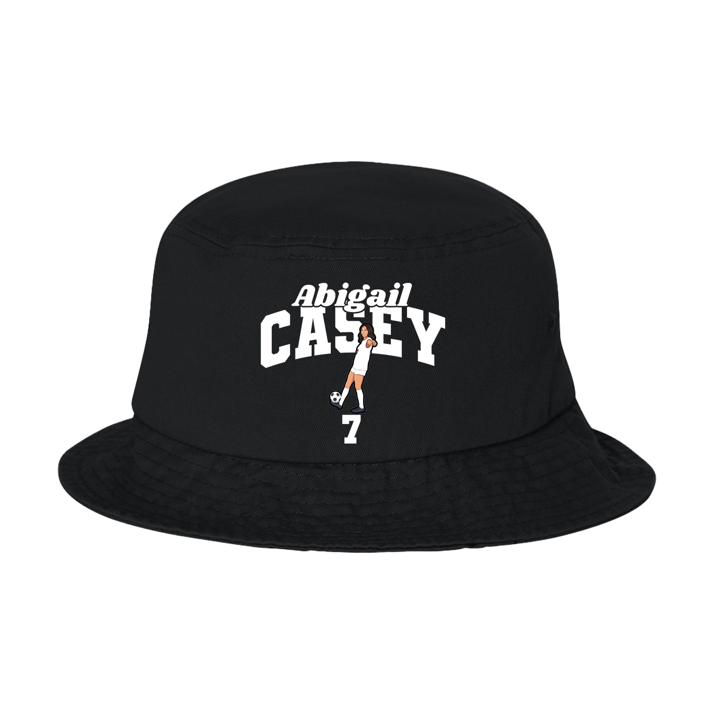 Bucket Cap — Signature Arch in Black