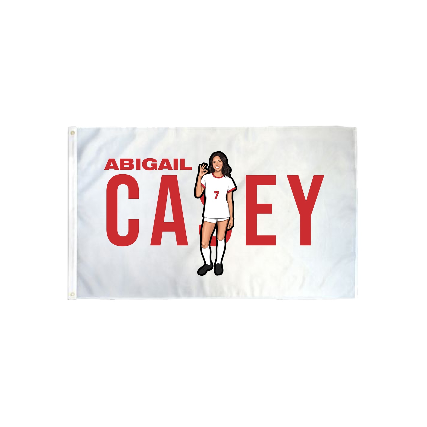 3x5 Flag — Player Name in Classic
