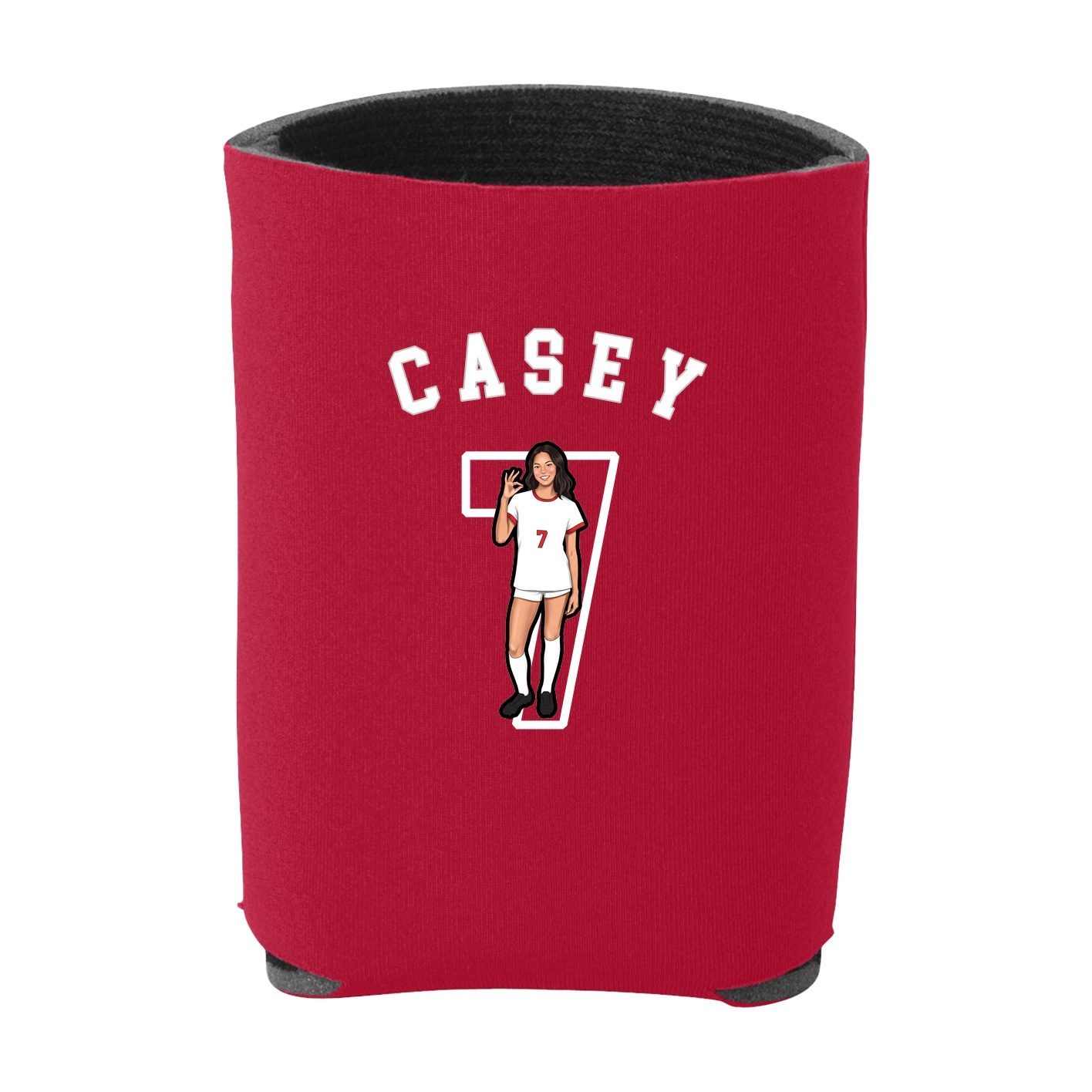 Can Holder — Shirsey Arch in Red