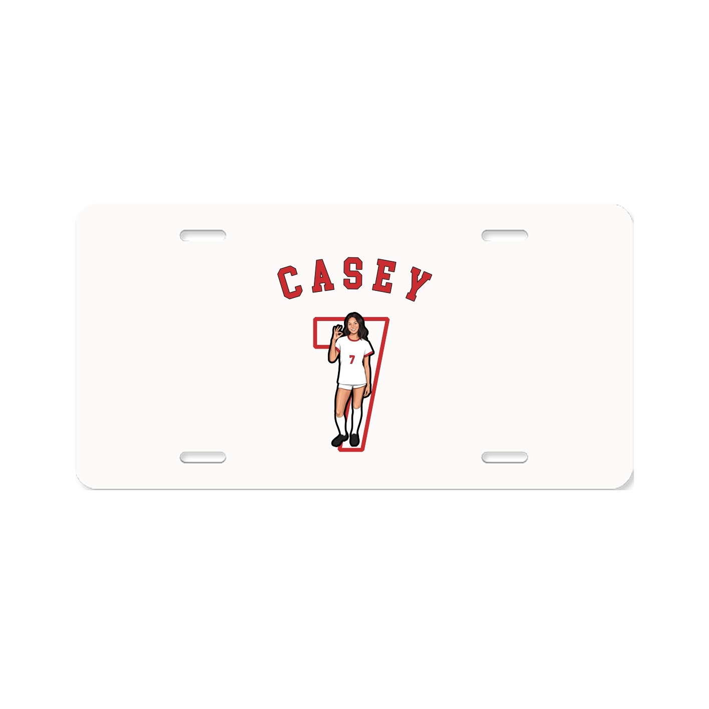 License Plate — Shirsey Arch in Classic