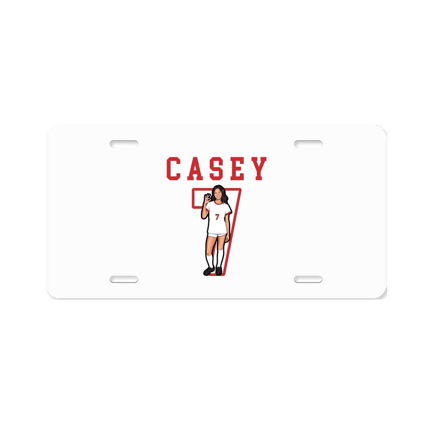License Plate — Shirsey in Classic