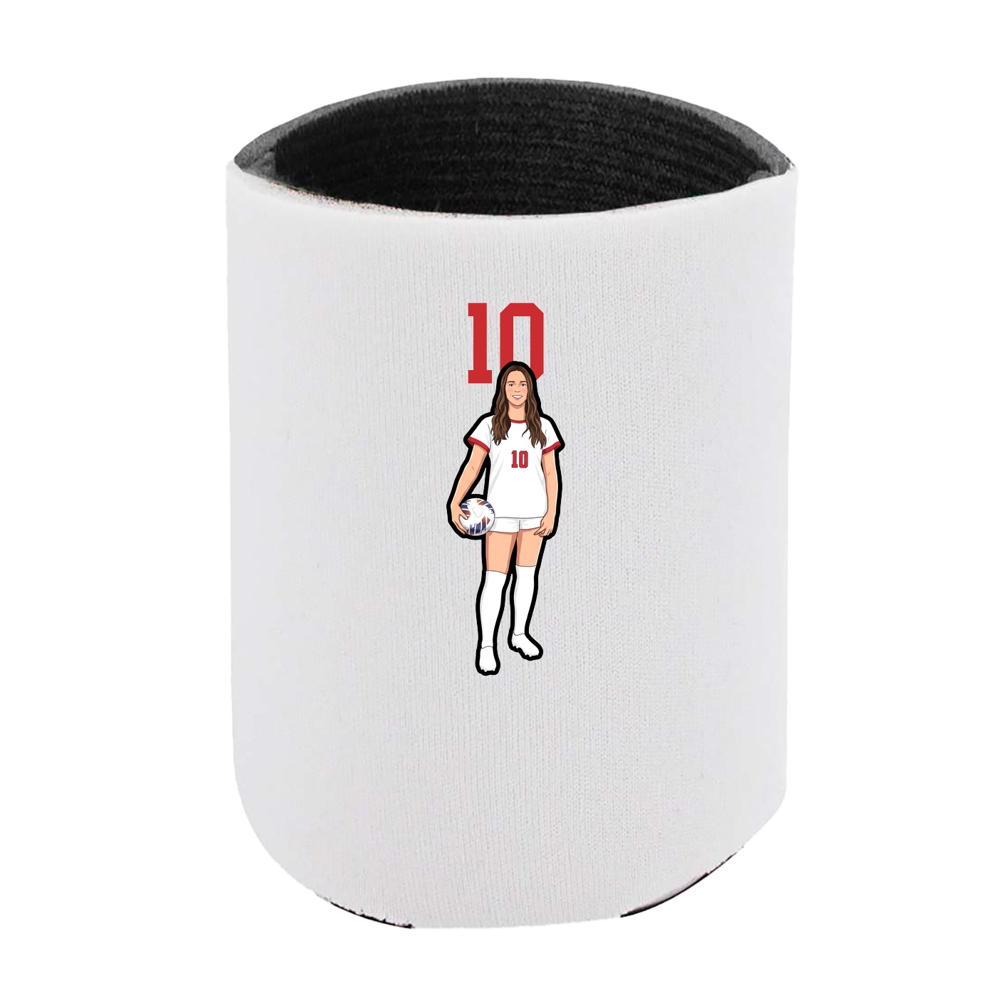 Can Holder — Number Top in White