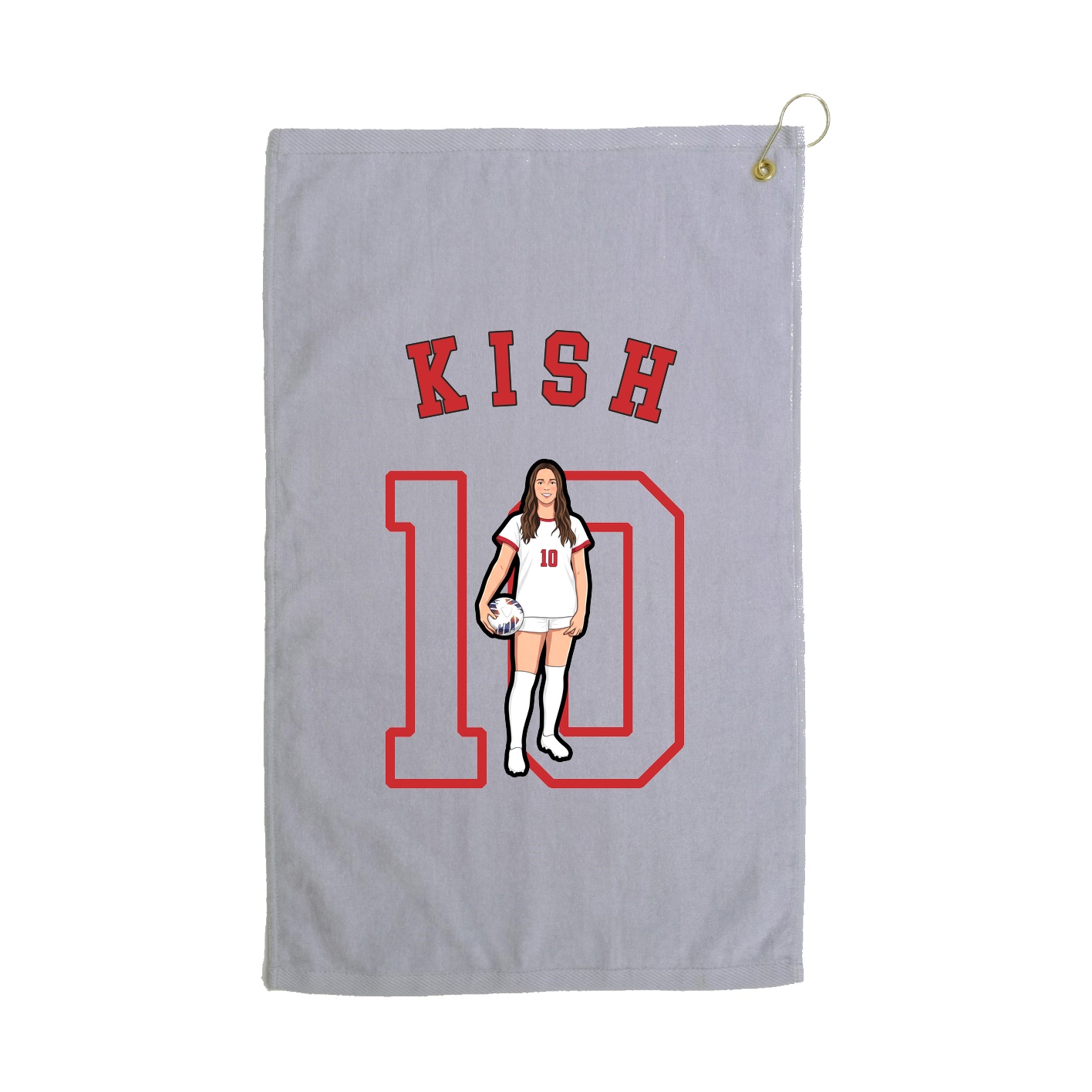 Golf Towel — Shirsey Arch in Grey