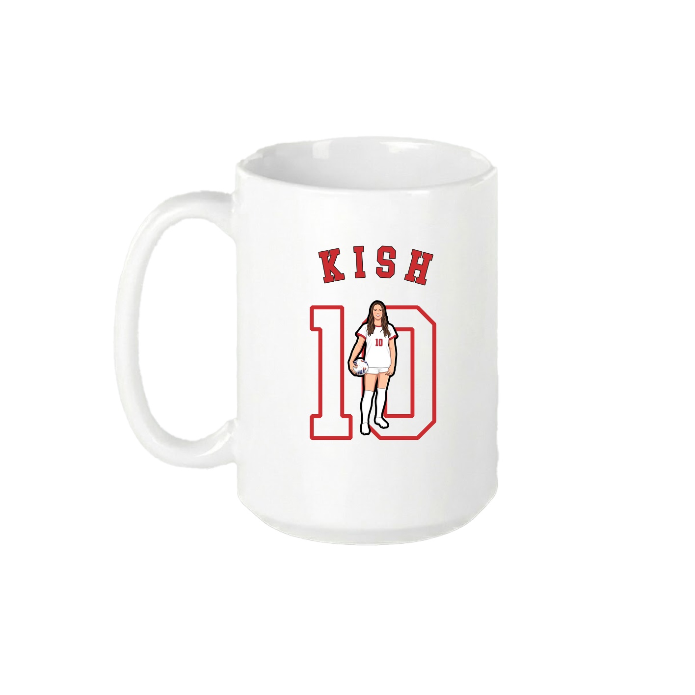15oz Coffee Mug — Shirsey Arch in White