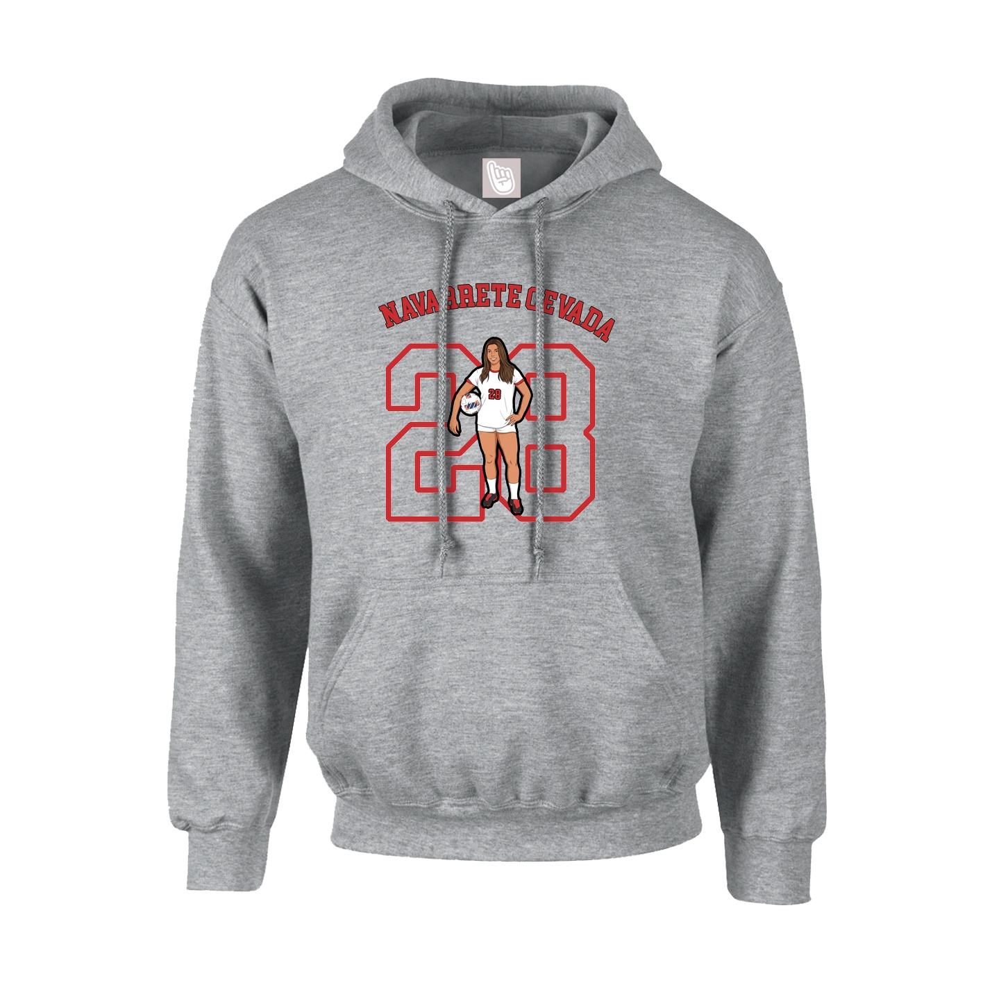 Youth Hoodie — Shirsey Arch in Grey