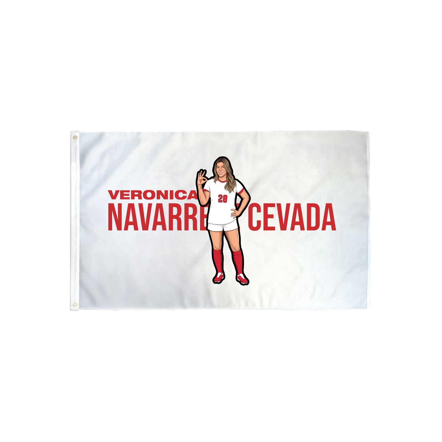 3x5 Flag — Player Name in Classic