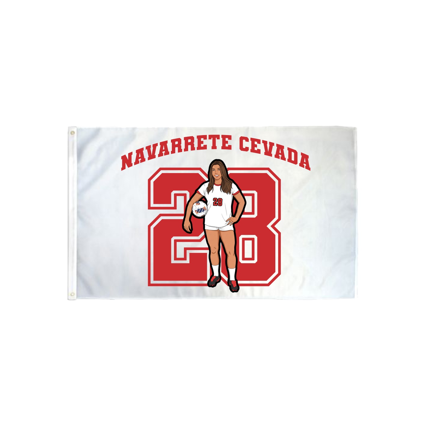 3x5 Flag — Number in Classic