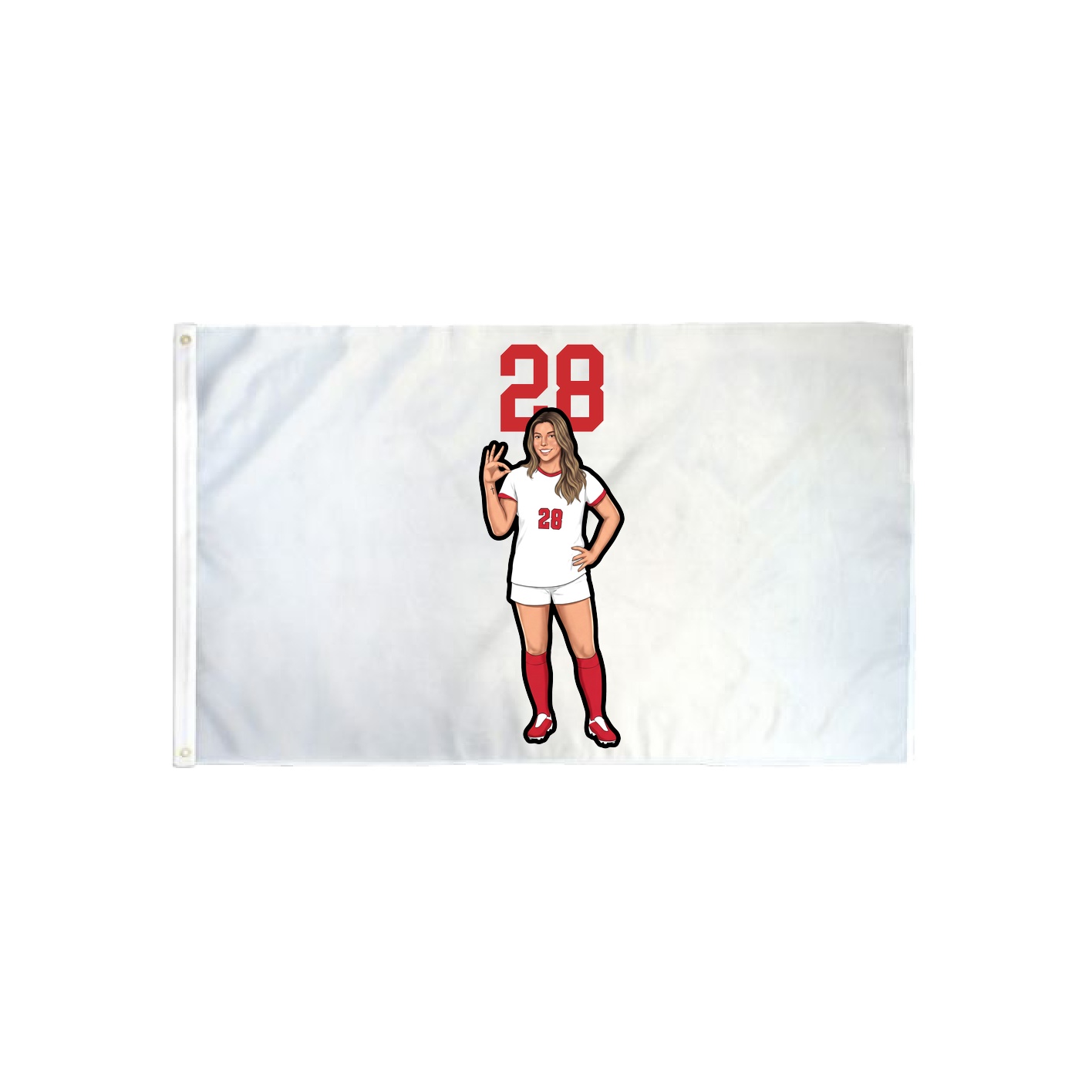3x5 Flag — Number Top in Classic