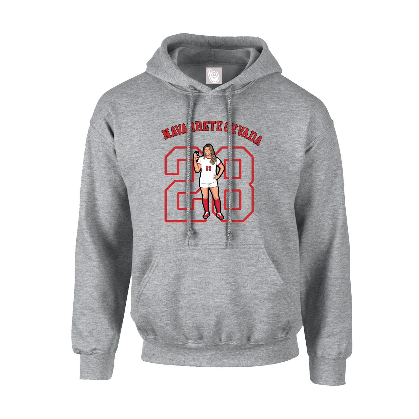 Youth Hoodie — Shirsey Arch in Grey