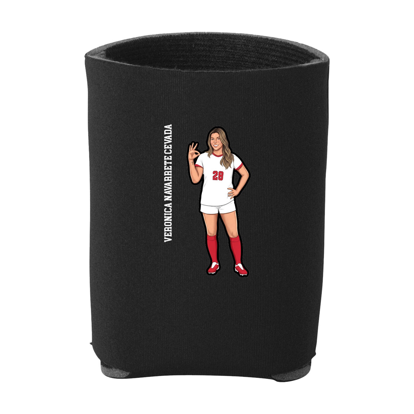 Can Holder — Name Vertical in Black